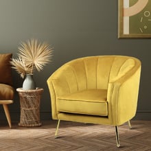 Argos Velvet Armchair